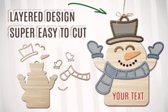 christmas bauble svg	christmas tag	christmas dxf files	leyered christmas	christmas decor svg	laser cut files	glowforge svg	snowman svg	snowman face svg	snowman ornament	snowman decor	snowman dxf	wooden snowman