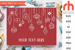 hanging baubles svg, hanging balls svg, christmas bauble svg, balls string svg, baubles string svg, hanging ornament svg, xmas baubles svg, christmas window svg, christmas ornament svg, christmas decal svg, christmas sign svg, christmas wall svg