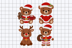 Christmas Bear Elements 3D SVG Product Image 3