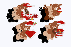 Christmas Bear Elements 3D SVG Product Image 2