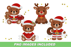 Christmas Bear Elements 3D SVG Product Image 4
