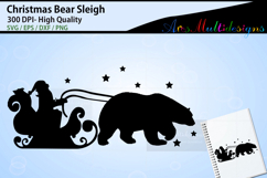 Christmas Sleigh Bear Product Image 1
