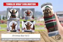 Tumbler Wrap Christmas Bear Product Image 1