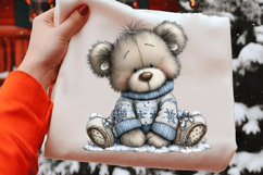Christmas Bears Clipart Sublimation Product Image 2