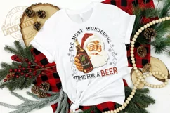Retro Santa with a beer, the most wonderful time for a beer Product Image 1