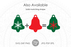 Christmas bell gift tag, Christmas gift tag, SVG cut files Product Image 2