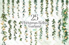 Christmas Bells Garland Sublimation Product Image 1