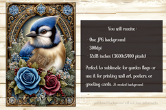 Christmas Garden Flag, Christmas Bird Garden Flags, s2 Product Image 5