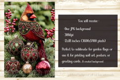 Christmas Garden Flag, Christmas Bird Garden Flags, s3 Product Image 4