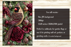 Christmas Garden Flag, Christmas Bird Garden Flags, s6 Product Image 2