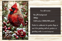 Christmas Garden Flag, Christmas Bird Garden Flags, s6 Product Image 5