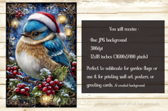 Christmas Garden Flag, Christmas Bird Garden Flags, s8 Product Image 3