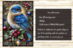 Christmas Garden Flag, Christmas Bird Garden Flags, s8 Product Image 5