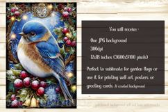 Christmas Garden Flag, Christmas Bird Garden Flags, s9 Product Image 5