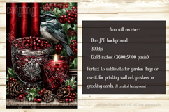 Christmas Garden Flag, Christmas Bird Garden Flags, s10 Product Image 3