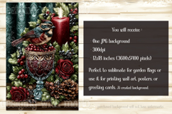 Christmas Garden Flag, Christmas Bird Garden Flags, s10 Product Image 5