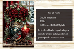 Christmas Garden Flag, Christmas Bird Garden Flags, s11 Product Image 3