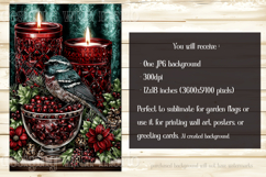 Christmas Garden Flag, Christmas Bird Garden Flags, s11 Product Image 4