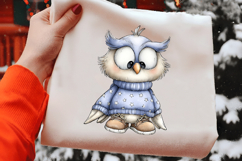 Christmas Bird Clipart PNG Product Image 2