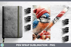 GorgeousChristmas Birds 01 Pen Wrap design.