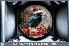 GorgeousChristmas Birds 01 Car Coaster design.