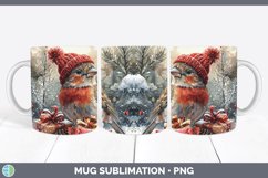 GorgeousChristmas Birds 01 Mug Wrap design.