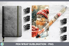 GorgeousChristmas Birds 01 Pen Wrap design.