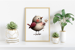 Christmas Birds Clipart Product Image 2