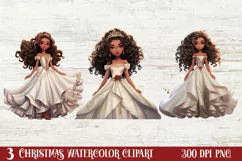 Christmas Black Angel Clipart , Christmas Angel PNG Product Image 1