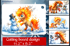 Cute animal Cutting Board Designs, Horse sarcastic Product Image 1