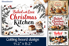 Merry christmas Sublimation cutting board, Winter board Product Image 1