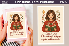 Christmas Card | Book Quotes Card Printable Product Image 1