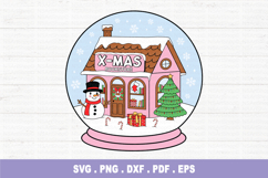 Christmas Book PNG, Bookish SVG, Holiday Coquette Design Product Image 1