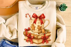 Christmas Books PNG, Hot Cocoa PNG, Merry Christmas PNG Product Image 4