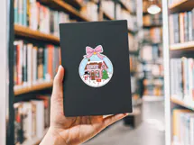 Christmas Book PNG, Bookish SVG, Holiday Coquette Design Product Image 2