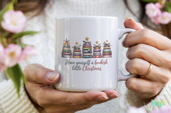 Christmas Book Tree Quote Clipart Product Image 3