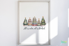 Christmas Book Tree Quote Clipart Product Image 4
