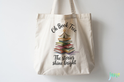 Christmas Book Tree Quote Sublimation Bundle Product Image 5