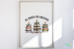 Christmas Book Tree Quote Sublimation Bundle Product Image 2