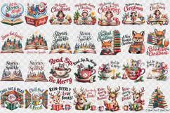 Christmas Book Lover | Bookish Christmas PNG Product Image 2