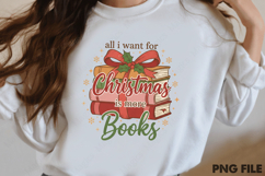 Christmas Bookish PNG Sublimation Product Image 1