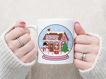 Christmas Book PNG, Bookish SVG, Holiday Coquette Design Product Image 3