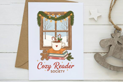 Christmas Bookish PNG Design, Christmas Sublimation Quote Product Image 3