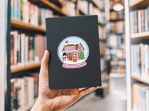 Christmas Book PNG, Bookish SVG, Holiday Coquette Design Product Image 4