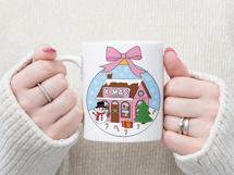 Christmas Book PNG, Bookish SVG, Holiday Coquette Design Product Image 7