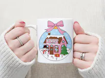 Christmas Book PNG, Bookish SVG, Holiday Coquette Design Product Image 7