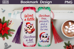 Christmas Bookmarks Bundle | Funny Wine Quotes Bookmark Product Image 12