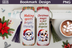 Christmas Bookmarks Bundle | Funny Wine Quotes Bookmark Product Image 5