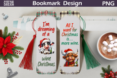 Christmas Bookmarks Bundle | Funny Wine Quotes Bookmark Product Image 9