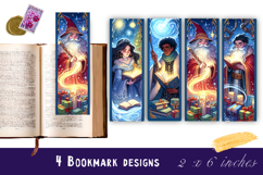 Winter Bookmarks PNG Printable | Christmas bookmarks Product Image 1